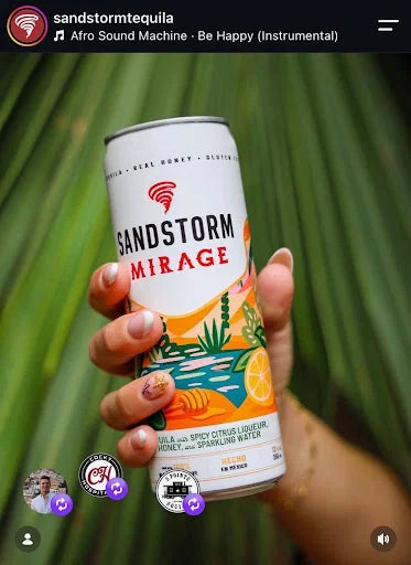 Sandstorm Mirage in hand