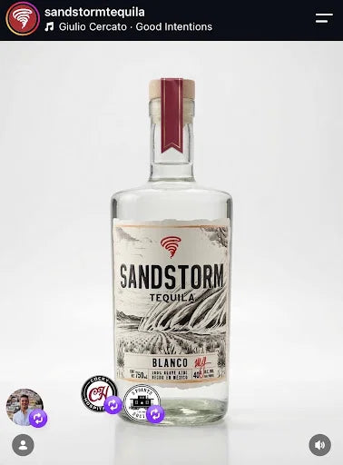 Sandstorm Blanco bottle